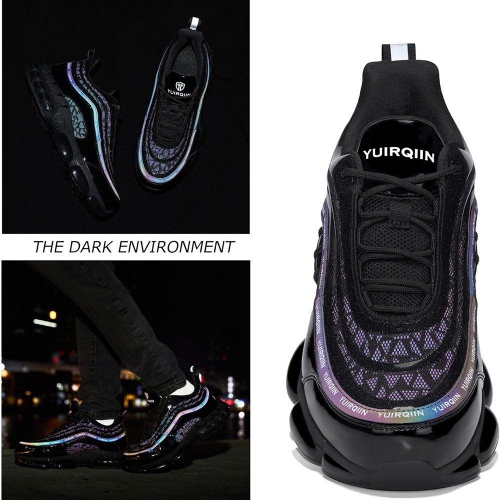 Non Slip Work Shoes (Indestructible Steel Toe) Lightweight & reflective - Picture 3 of 9